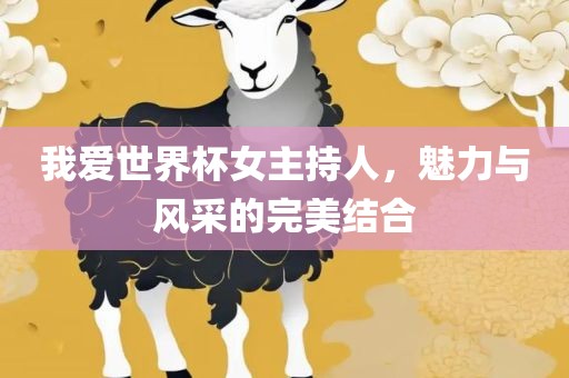 我爱世界杯女主持人，魅力与风采的完美结合