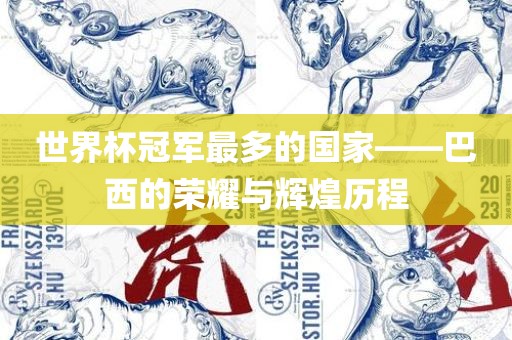 世界杯冠军最多的国家——巴西的荣耀与辉煌历程洛阳市法福文化传播有限公司