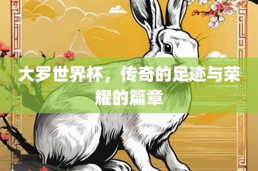 大罗世界杯，传奇的足迹与荣耀的篇章洛阳市法福文化传播有限公司