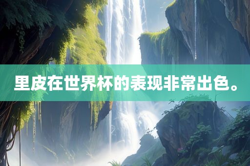 里皮在世界杯的洛阳市法福文化传播有限公司表现非常出色。