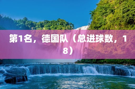 第1名，德国队（总进球数，18）