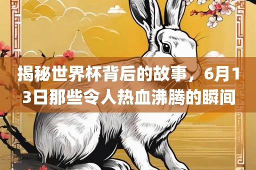 揭秘世界杯背后的故事，6月13日那些令人热血沸腾的瞬间
