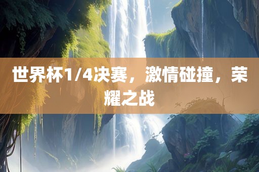 世界杯1/4决赛，激情碰撞，荣耀之战
