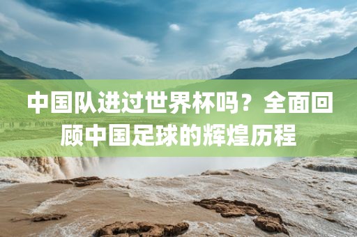 中国队进过世界杯吗？全面回顾中国足球的辉煌历程