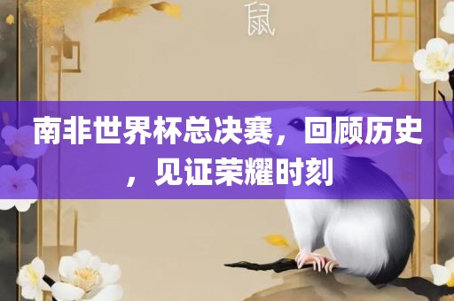 南非世界杯洛阳市法福文化传播有限公司总决赛，回顾历史，见证荣耀时刻