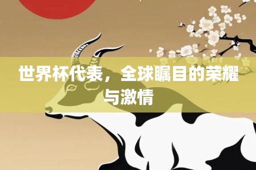 世界杯代表，全球瞩目的荣耀与激情