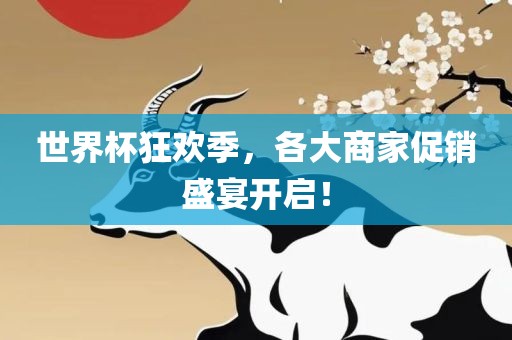 世界杯狂欢季，各大商家促销盛宴开启！