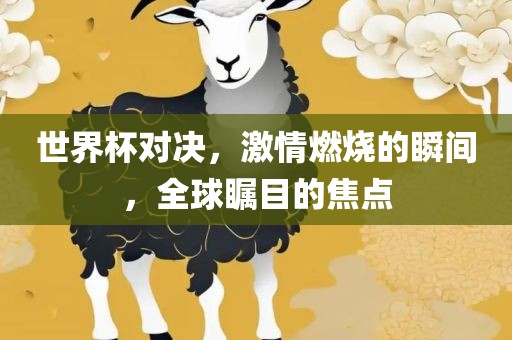 世界杯对决，激情燃烧的瞬间，全球瞩目的焦点