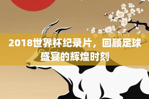 2018世界杯纪录片，回顾足球盛宴的辉煌时刻