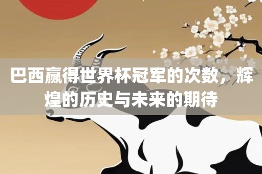 巴西赢得世界杯冠军的次数，辉煌的历史与未来的期待洛阳市法福文化传播有限公司