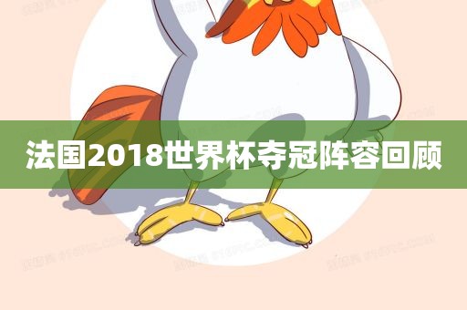 法国2018世界杯夺冠阵容回顾