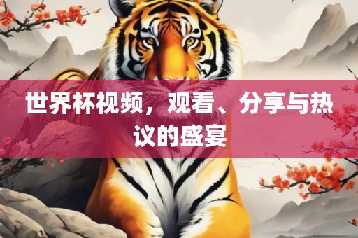 世界杯视频，观看、分享与热议的盛宴