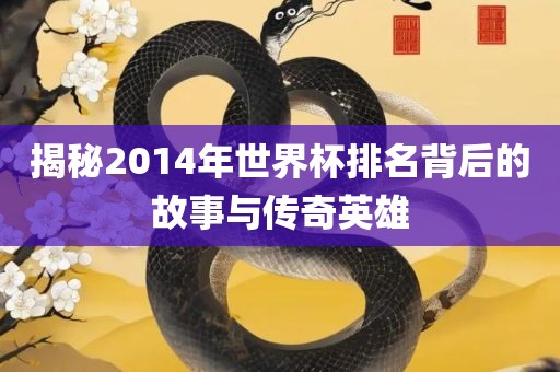 揭秘2014年世界杯排名背后的故事与传奇英雄