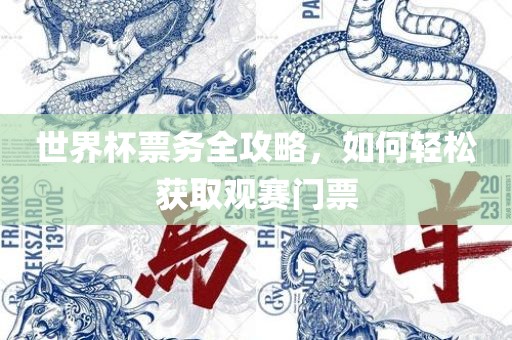 世界杯票务全攻略，如何轻松获取观赛门票洛阳市法福文化传播有限公司