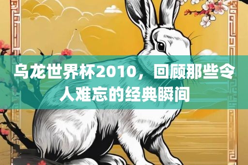 乌龙世界杯2010，回顾那些令人难忘的经典瞬间洛阳市法福文化传播有限公司
