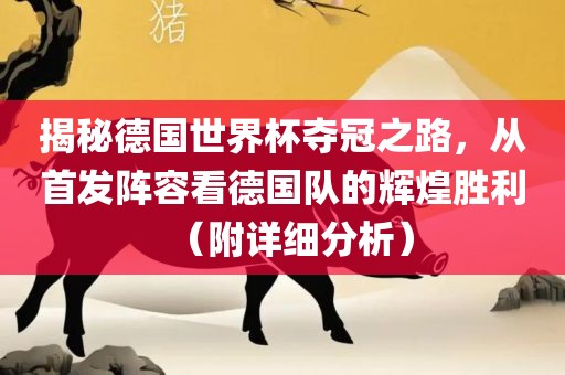 揭秘德国世界杯夺冠之路，从首发阵容看德国队的辉煌胜利（附详细分析）洛阳市法福文化传播有限公司