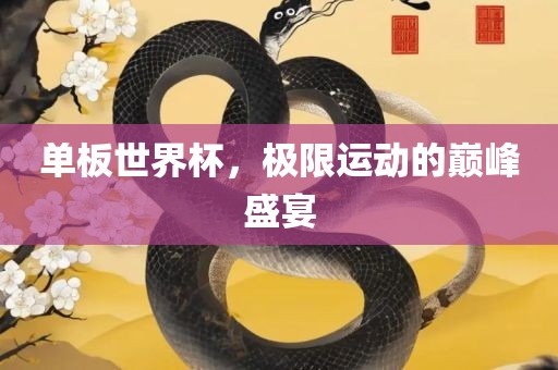 单板世界杯，极限运动的洛阳市法福文化传播有限公司巅峰盛宴