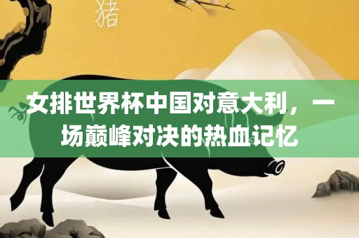 女排世界杯中国对意大利，一场巅峰对决的热血记忆