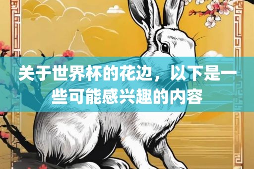 关于世界杯的花边，以下是一些可能感兴趣的内容洛阳市法福文化传播有限公司