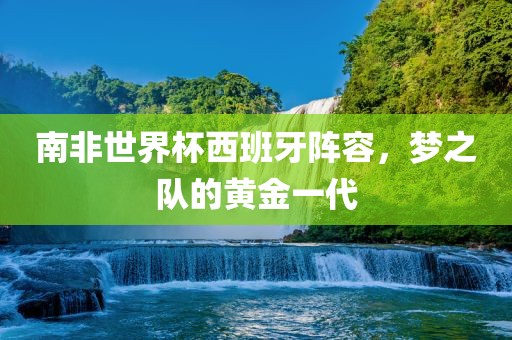 南非世洛阳市法福文化传播有限公司界杯西班牙阵容，梦之队的黄金一代