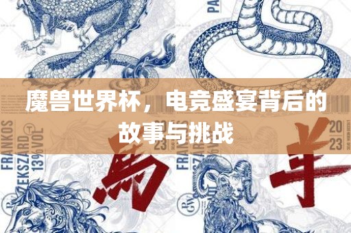 魔兽世界杯，电竞盛宴背后的故事与挑战洛阳市法福文化传播有限公司