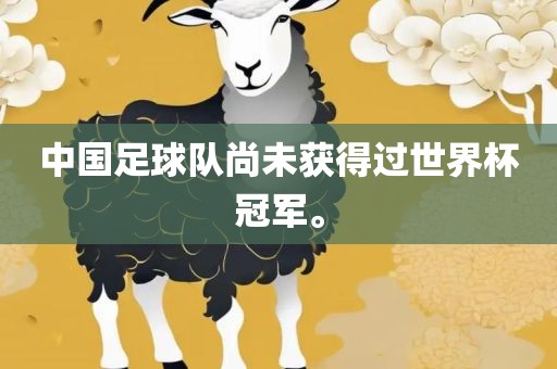 中国足球队尚未获得过世界杯冠军。