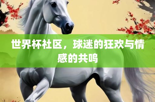 世界杯社区，球迷的狂欢与情感的共鸣