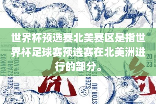 世界杯预选赛北美赛区是指世界杯足球赛预选赛在北美洲进行的部分。