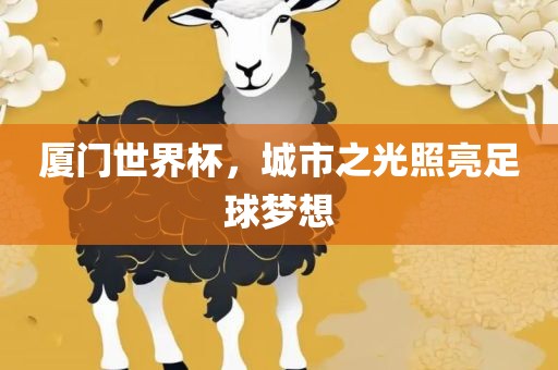 厦门世界杯，城市之光照亮足球梦想洛阳市法福文化传播有限公司