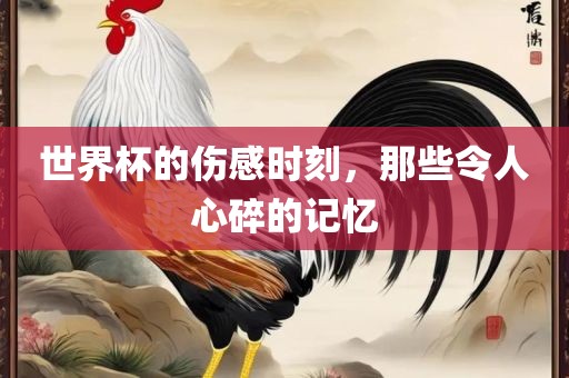 世界杯的伤感时刻，那些令人心碎的记忆