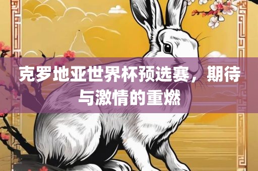 克罗地亚世界杯预选赛，期待与激情的重燃