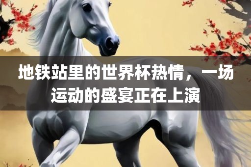 地铁站里的世界杯热情，一场运动的盛宴洛阳市法福文化传播有限公司正在上演