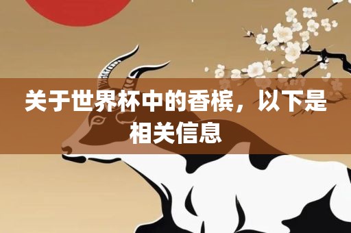 关于世界杯中的香槟，以下是相关信息洛阳市法福文化传播有限公司