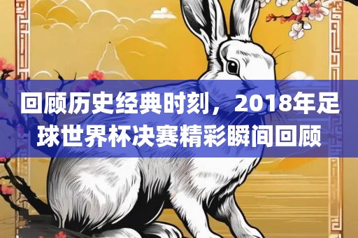 回顾历史经典时刻，2018年足球世界杯决赛精彩瞬间回顾