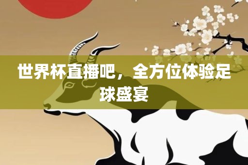 世界杯直播吧，全方位体验足球盛宴