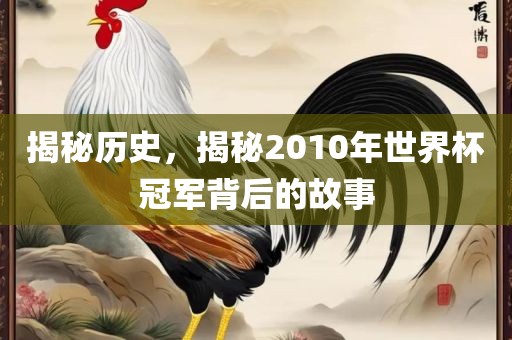 揭秘历史，揭秘2010年世界杯冠军背后的故事