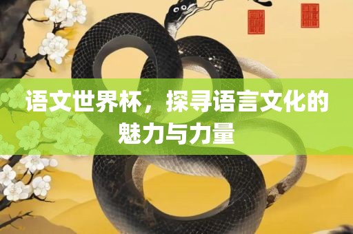 语文世界杯，探寻语言文化的魅力与力量