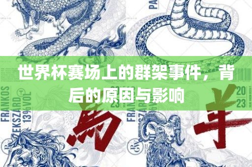 世界杯赛场上的群架事件，背后的原因与影响