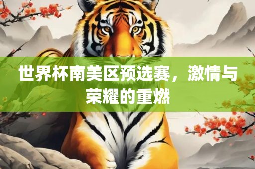世界杯南美区预选赛，激情与荣耀的重燃