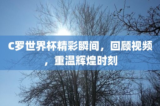 C罗世界杯精彩瞬间，回顾视频，重温辉煌时刻