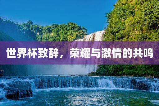 世界杯致辞，荣耀与激情的共鸣