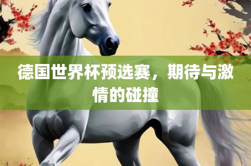 德国世界杯预选赛，期待与激情的碰撞