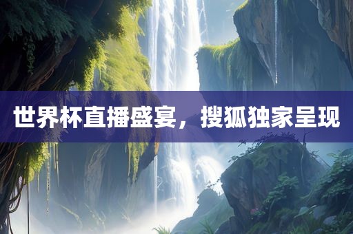 世界杯直播盛宴，搜狐独家呈现