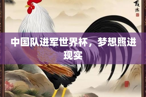 中国队进军世界杯，梦想照进现实