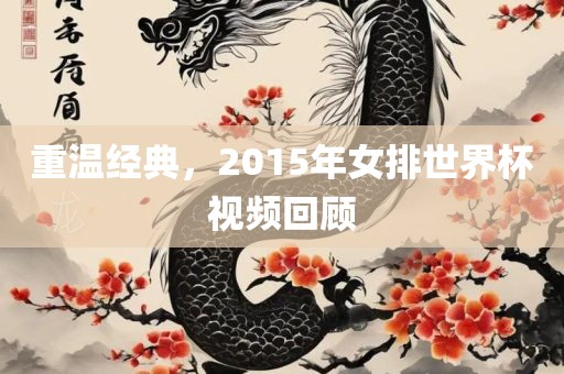 重温经典，2015年女排世界杯视频回顾