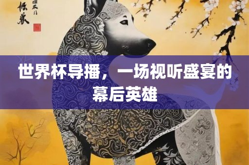世界杯导播，一场视听盛宴的幕后英雄