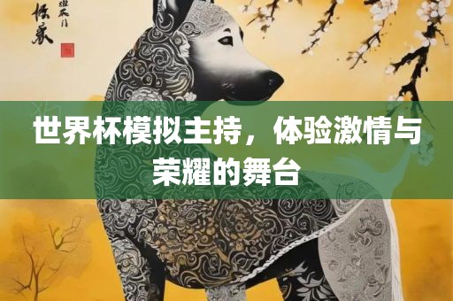 世界杯模拟主持，体验激情与荣耀的舞台