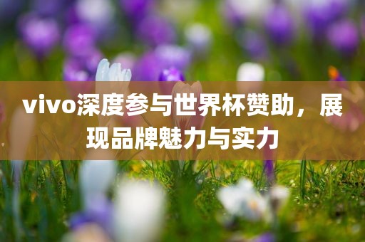 vivo深度参与世界杯赞助，展现品牌魅力与实力