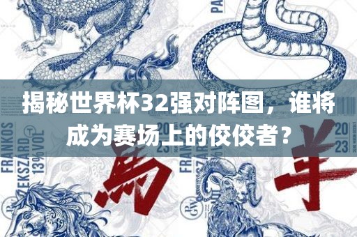 揭秘世界杯32强对阵图，谁将成为赛场上的佼佼者？