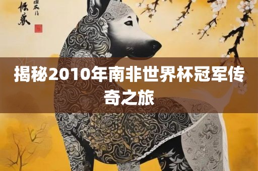 揭秘2010年南非世界杯冠军传奇之旅